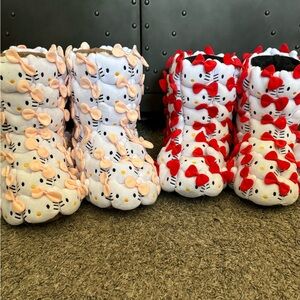 Hello kitty boots and bonus bag